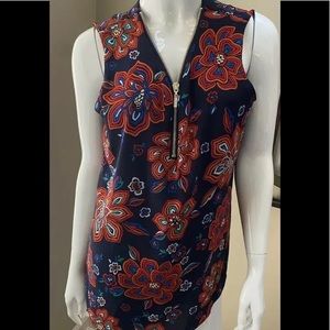 New T Tahari Alanna sleeveless top